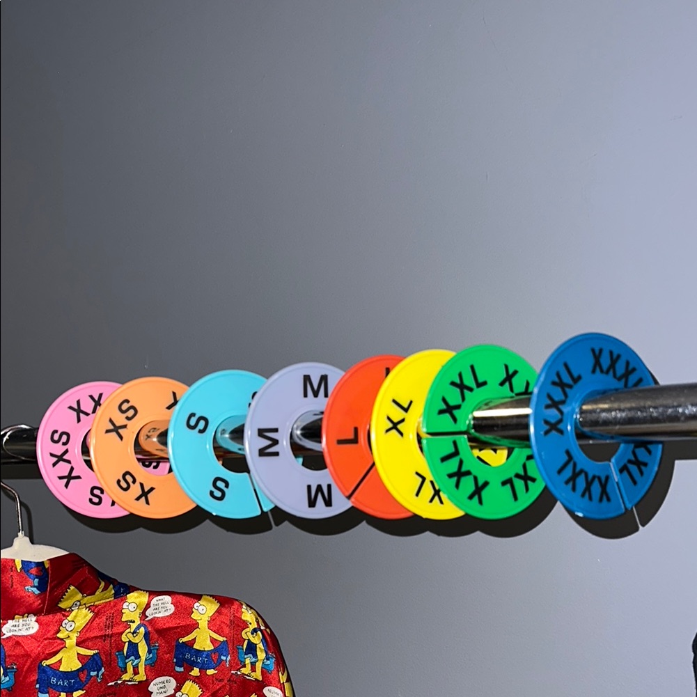 Reserved For Erica Colorful Clothing Size Dividers